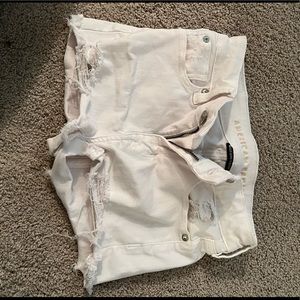 White American eagle shorts